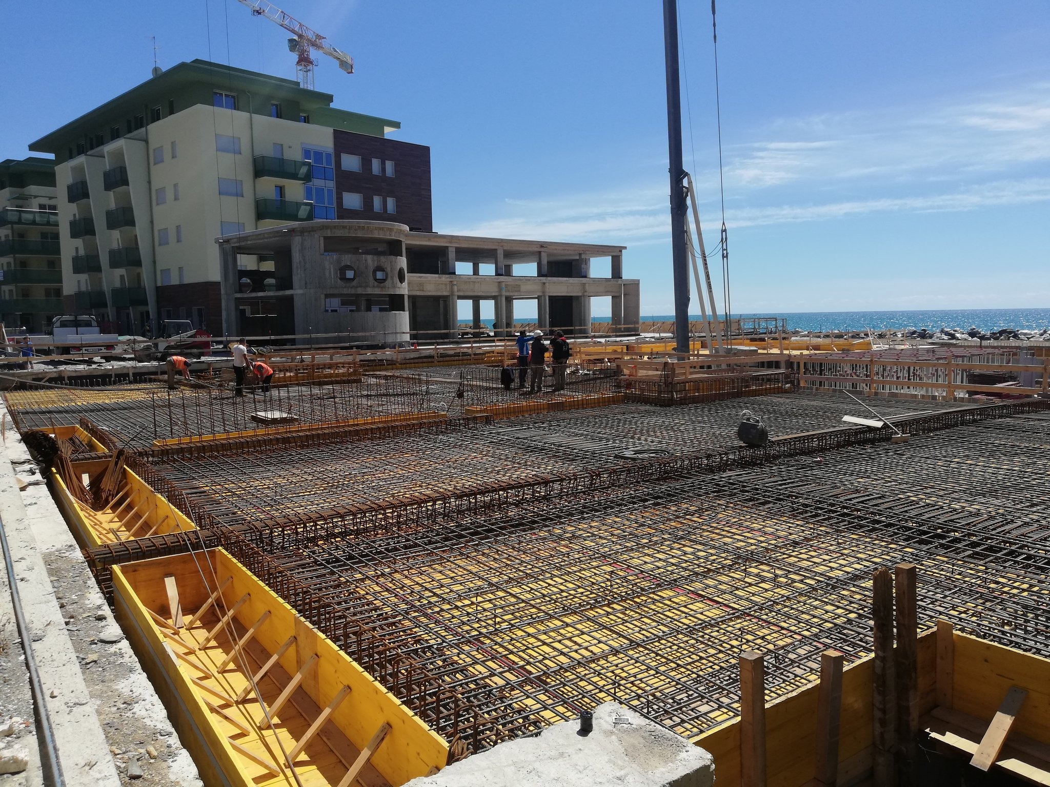 Attività in cantiere - Assistenza tecnica getto