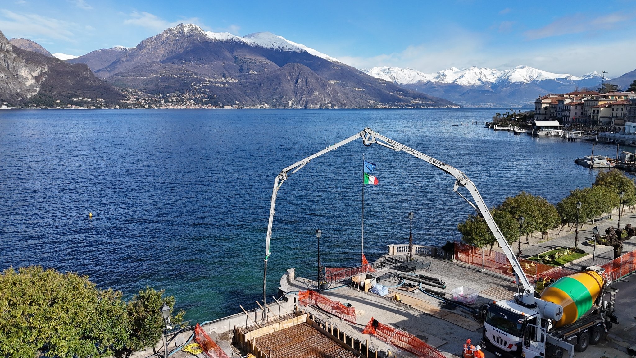 Attività in cantiere - Controllo armature e getto