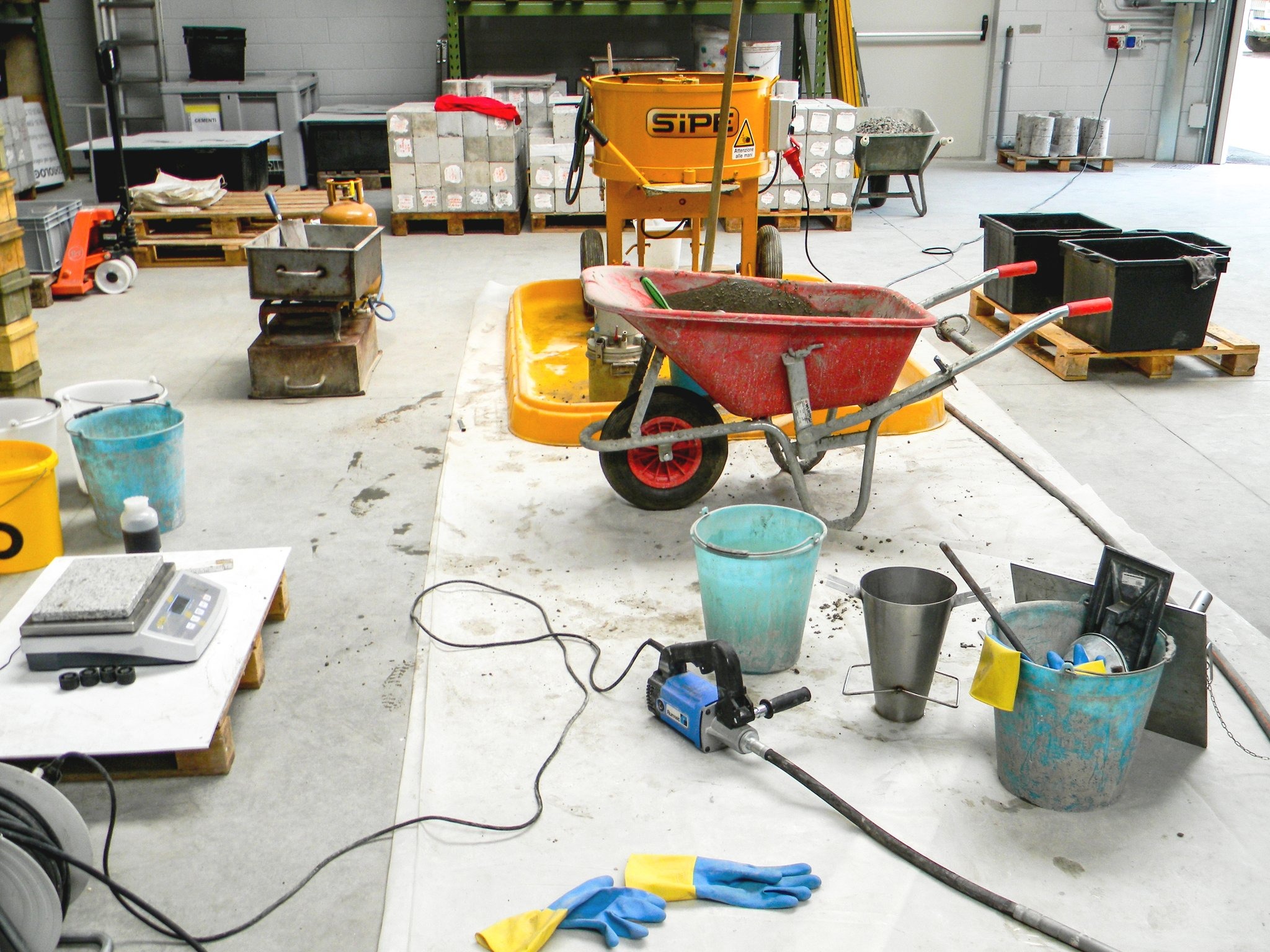 Qualifica mix design in laboratorio