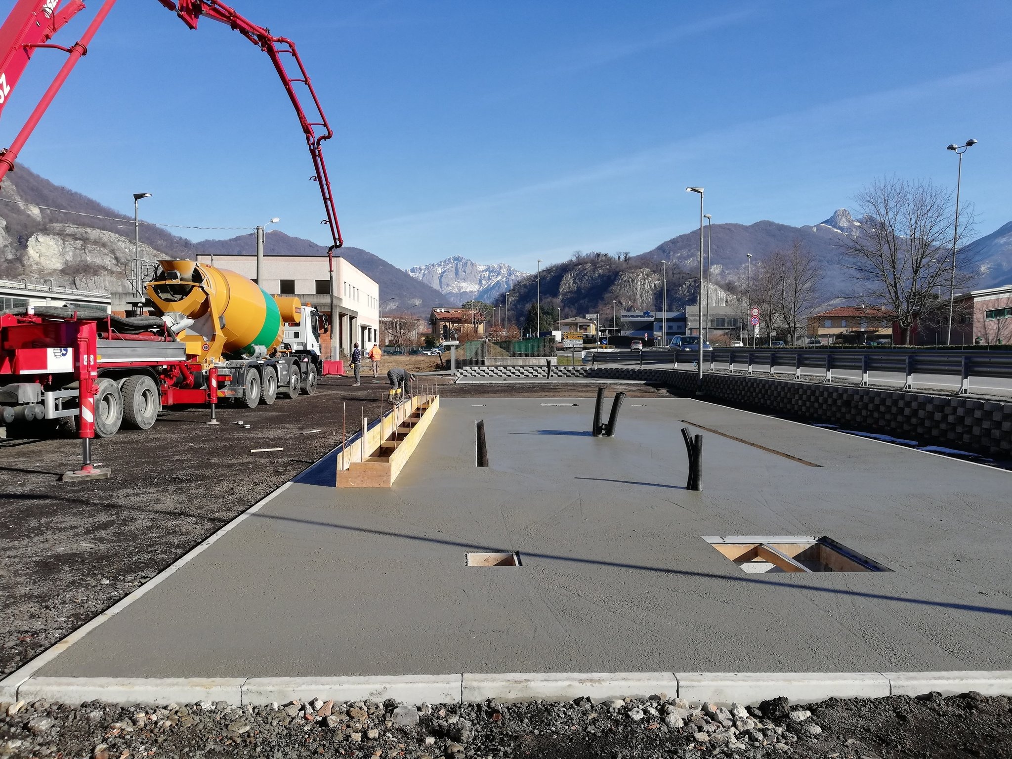 Attività in cantiere - Verifica temperature calcestruzzo