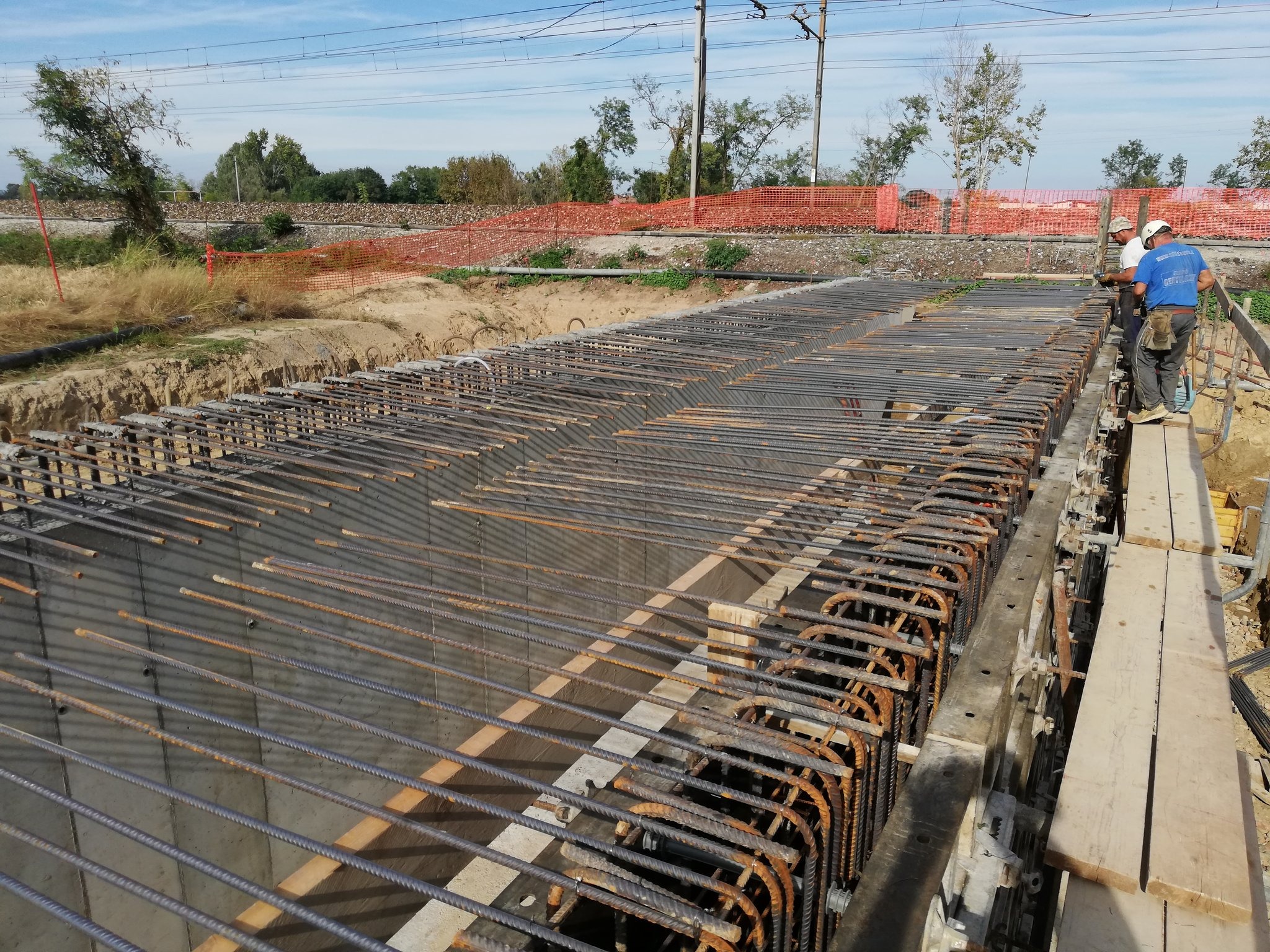 Attività in cantiere - Supervisione getto pavimento